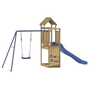 vidaXL Spielturm Impr&auml;gniertes Kiefernholz