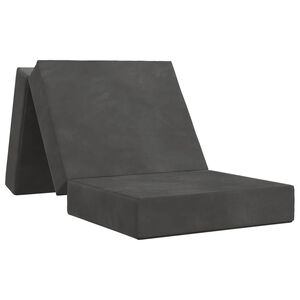 vidaXL Klappsofa Bett 75 x 67 x 45 cm Dunkelgrau