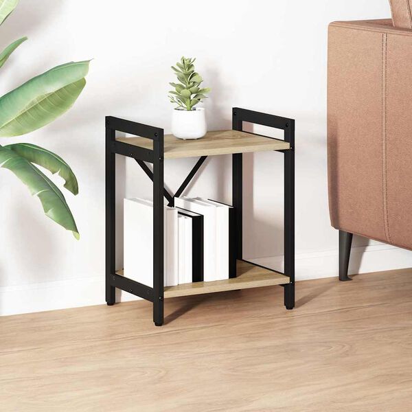 vidaXL B&uuml;cherregal Sonoma-Eiche 40 x 30 x 50 cm Holzwerkstoff