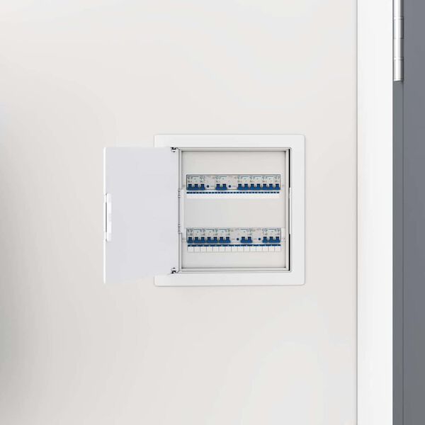 vidaXL Zugangspanels 2 pcs Wei&szlig; 20 x 20 cm ABS Kunststoff