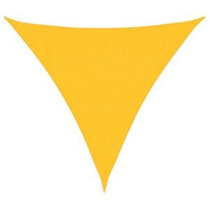 vidaXL Sonnensegel 160 g/m&sup2; Gelb 3,6x3,6x3,6 m HDPE