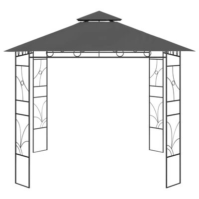 vidaXL Pavillon 3x3x2,7 m Anthrazit 160 g/m²
