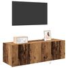 vidaXL TV-Wandschrank 2 pcs Altholz 100 x 35 x 31 cm Holzwerkstoff