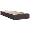 vidaXL Ottoman-Bett ohne Matratze Dunkelbraun 90x190 cm Stoff