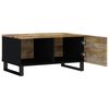 vidaXL Couchtisch 80x50x40 cm Massivholz Mango & Holzwerkstoff