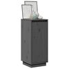 vidaXL Sideboards 2 Stk. Grau 31,5x34x75 cm Massivholz Kiefer