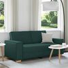 vidaXL 2-Sitzer Sofa Dunkelgr&uuml;n 180x78x84 cm Stoff