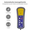 vidaXL Massagesessel mit Aufstehhilfe Elektrisch Creme Samt