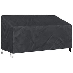 vidaXL Abdeckung f&uuml;r Gartenbank 185 x 85 x 65 / 94 cm 600D Oxford Stoff