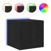 vidaXL TV-Wandschrank 30,5 x 35 x 30 cm Schwarz Eichen-Optik