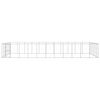 vidaXL Outdoor-Hundezwinger Verzinkter Stahl 79,86 m²