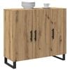vidaXL Sideboard Artisan-Eiche 90 x 34 x 80 cm Holzwerkstoff