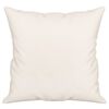 vidaXL Zierkissen 2 Stk. Beige 40x40 cm Mikrofasergewebe