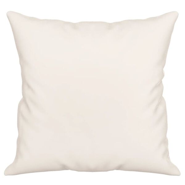vidaXL Zierkissen 2 Stk. Beige 40x40 cm Mikrofasergewebe