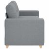 vidaXL Zweisitzer-Sofa Hellgrau 180x77x82 cm Stoff