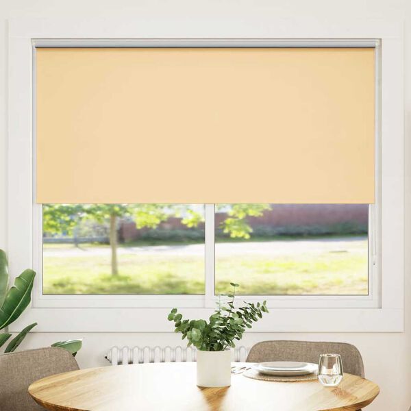 Verdunkelungsrollo 160 x 175 cm beige