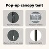 vidaXL Partyzelt Faltbar mit Seitenwänden Anthrazit 3x6 m