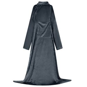 vidaXL Decken-Hoodie Marineblau 210 x 150 cm Flanell