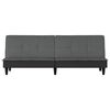 vidaXL Schlafsofa Dunkelgrau Stoff