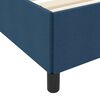 vidaXL Boxspringbett Blau 80 x 200 cm Stoff