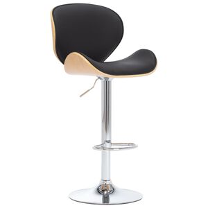 vidaXL Barhocker Schwarz Kunstleder