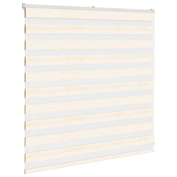 vidaXL Doppelrollo Marmorbeige 150x100cm Stoffbreite 145,9 cm Polyester