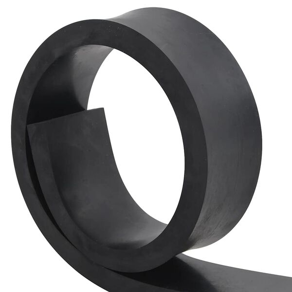 vidaXL Gummileiste f&uuml;r Schneepflug Schwarz 80x8x2 cm