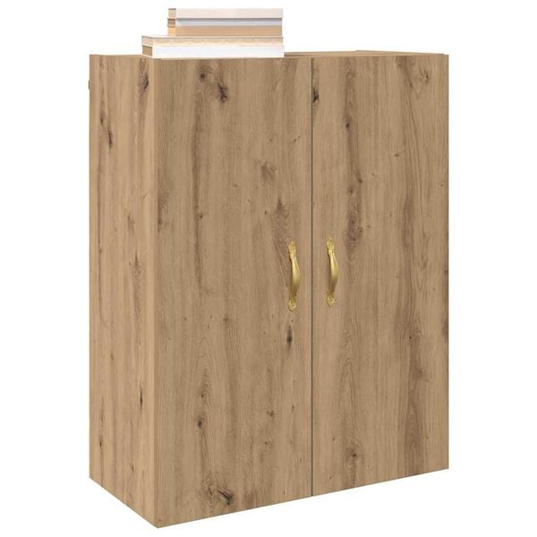 vidaXL Wandschrank 2 pcs Artisan-Eiche 69,5 x 34 x 90 cm Holzwerkstoff