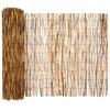 vidaXL Gartenzaun Kohlenstoff 500 x 90 cm Schilf