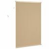 vidaXL Venetianer Jalousie Hellbraun mit Muster 150 x 70 cm PVC
