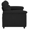 vidaXL 2-Sitzer-Sofa Schwarz 160x81x84 cm Stoff