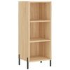 vidaXL Highboard Sonoma-Eiche 34,5x34x180 cm Holzwerkstoff