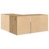 vidaXL Eckregal Artisan-Eichen-Optik 160x40x45 cm Holzwerkstoff