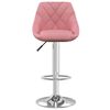 vidaXL Barhocker 2 Stk. Rosa Samt