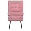 vidaXL Relaxsessel mit Hocker Rosa Samt