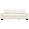 vidaXL 3-Sitzer Sofa Creme 180 cm Samt
