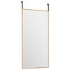 vidaXL Türspiegel Golden 30x60 cm Glas und Aluminium