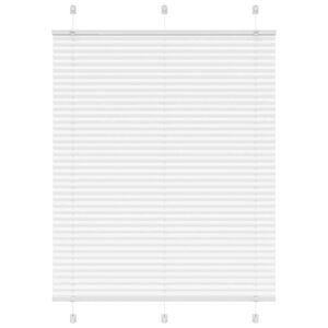 vidaXL Plissee Wei&szlig; 110x150 cm Stoffbreite 109,4 cm Polyester