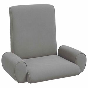 vidaXL Bodenstuhl Dunkelgrau 68 x 51 x 56 cm Grobvelours