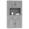 vidaXL Highboard Grau Sonoma Holzwerkstoff