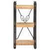 vidaXL B&uuml;cherregal 3 F&auml;cher 40x30x80 cm Mango Massivholz
