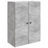 vidaXL Wandschrank Betongrau 66 x 34,5 x 90 cm Holzwerkstoff