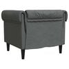 vidaXL Sofa Dunkelgrau 78,5 x 74,5 x 74,5 cm Polyester