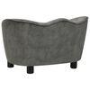 vidaXL Hundesofa Grau 66x43x40 cm Pl&uuml;sch
