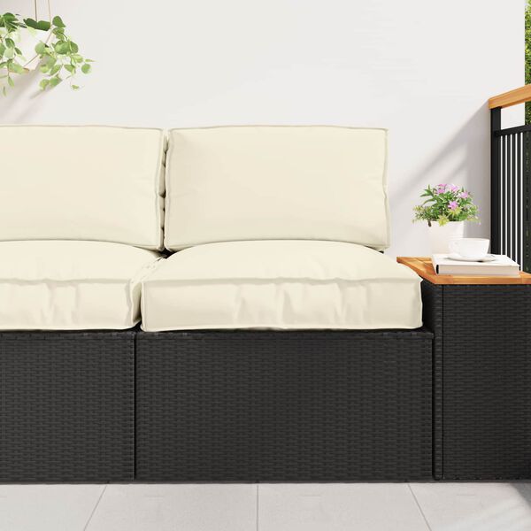 vidaXL Palettenkissenset 2 pcs Creme Oxford-Stoff