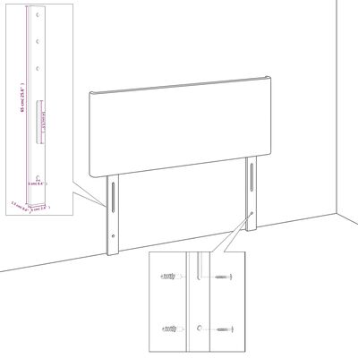 vidaXL Boxspringbett mit Matratze Weiß 120x200 cm Kunstleder