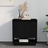 vidaXL Sideboard Schwarz 70x41x75 cm Holzwerkstoff