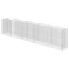 vidaXL Gabionen-Hochbeet Verzinkter Stahl 450&times;50&times;100 cm