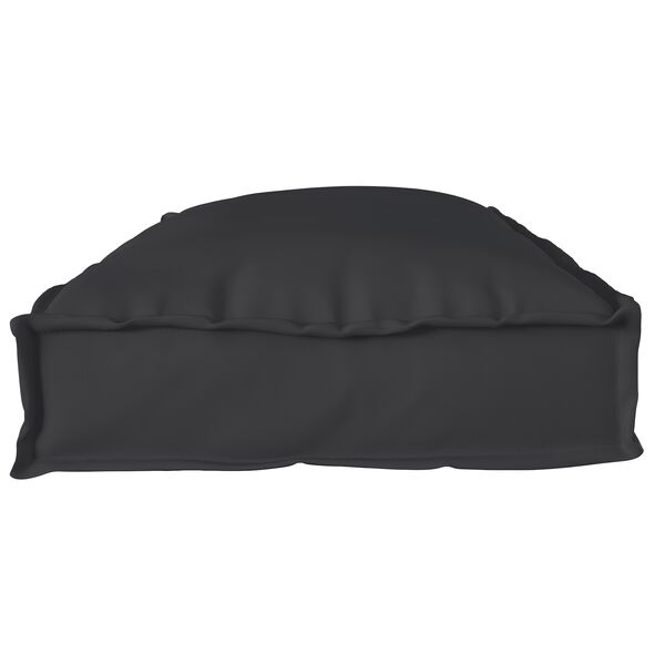 vidaXL Palettenkissenset 2 pcs Schwarz 100 x 40 x 8 cm Oxford-Stoff
