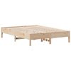 vidaXL Massivholzbett ohne Matratze 150x200 cm Kiefernholz